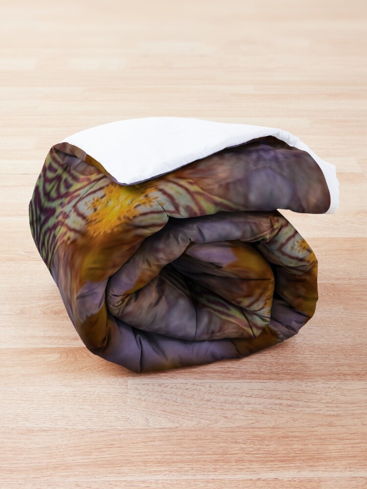 Alternate view of Flower kaleidoscope Comforter