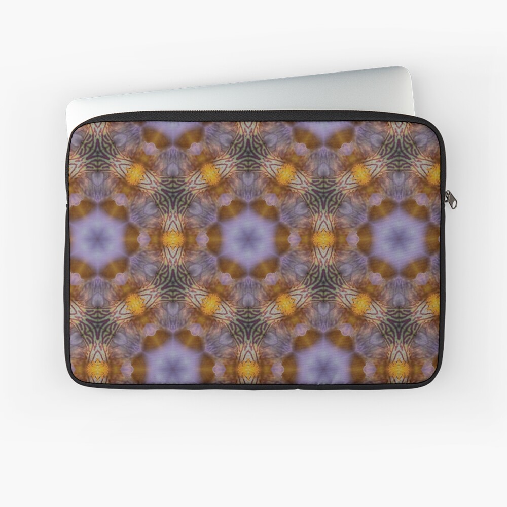 Flower kaleidoscope Laptop Sleeve