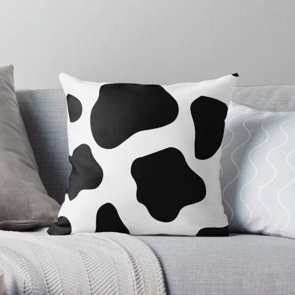 Cow Spots pattern Cows Animal print Throw Pillow