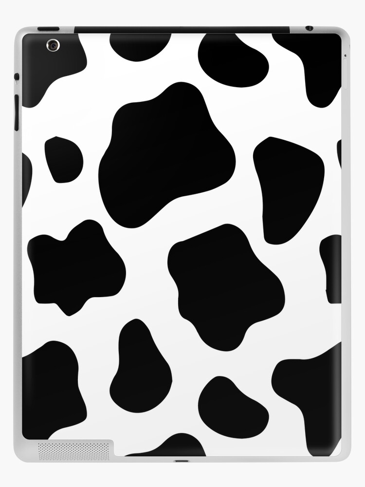 Black and white cow animal print vinyl carpet