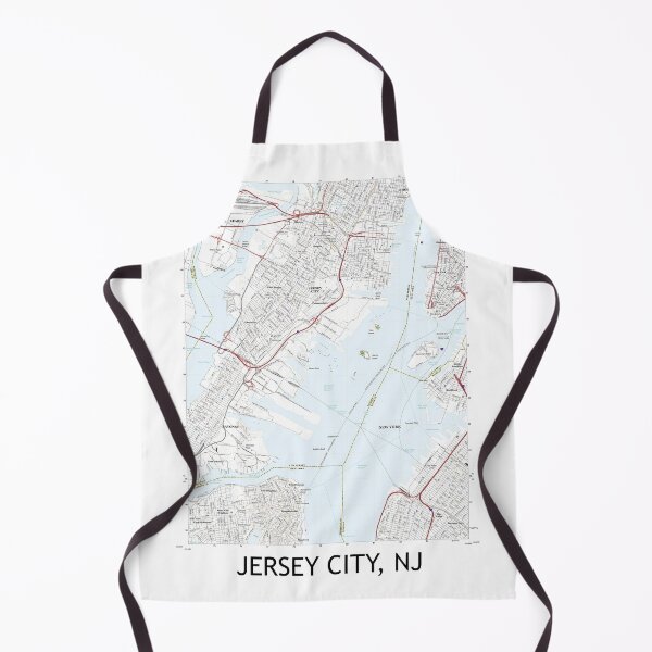 Item preview, Jersey City, NJ Topographical Map Clean designed and sold by PGHPhotoCo.