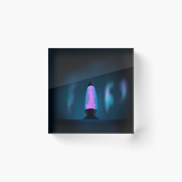 Item preview, Lava Lamp in Dark Room - Blue with Magenta designed and sold by KimVanG.