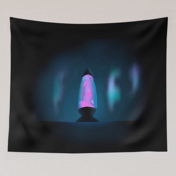 Item preview, Lava Lamp in Dark Room - Blue with Magenta designed and sold by KimVanG.