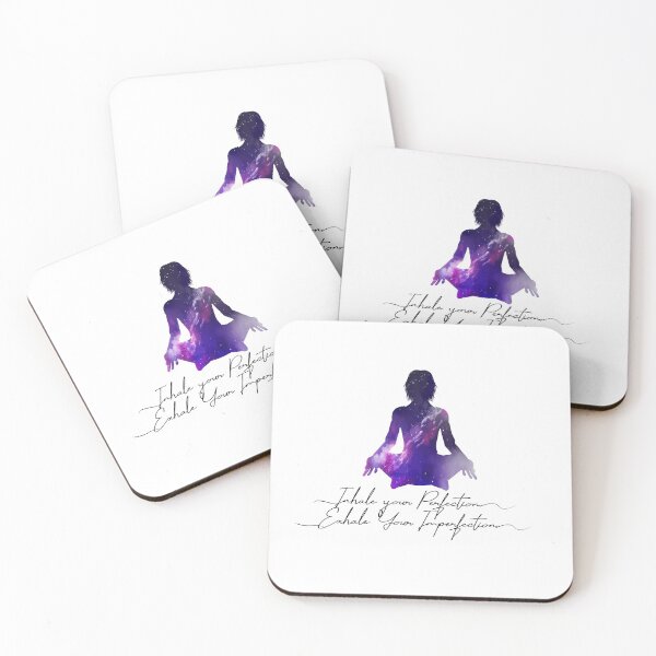 Item preview, Inhale Your Perfection Exhale Your Imperfection | Lotus Pose Yoga Girl designed and sold by 0umStore.
