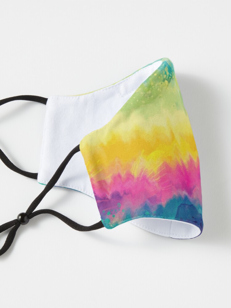 Alternate view of Tie Dye Waves Mask