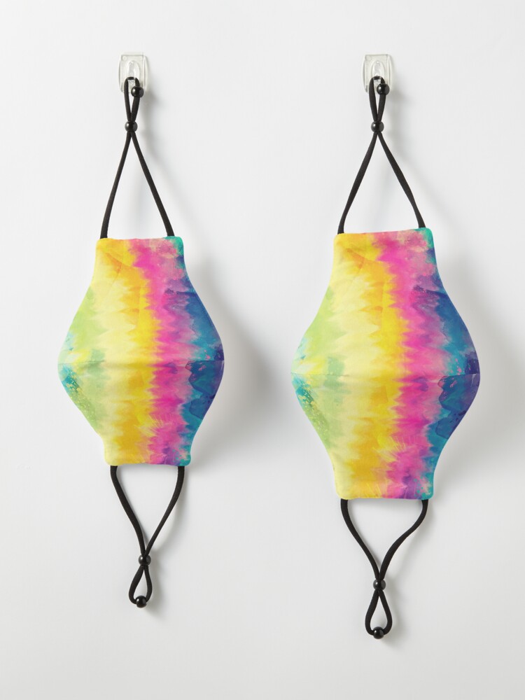 Alternate view of Tie Dye Waves Mask