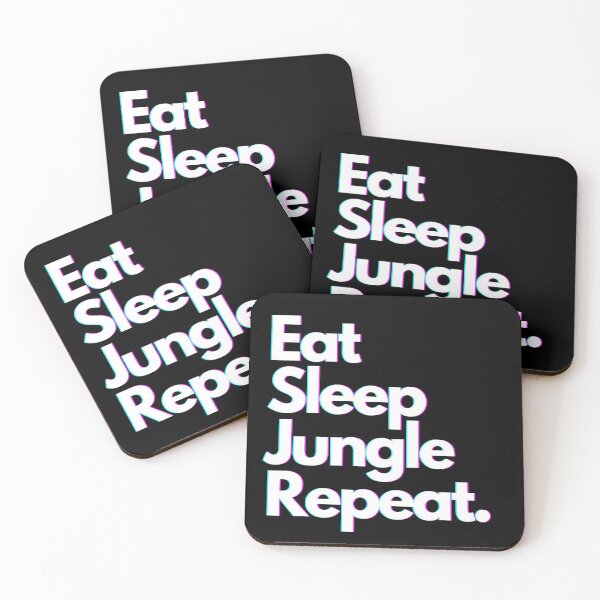 Artikelvorschau, Jungle Design Weiß & Schwarz entworfen und verkauft von NuSide.