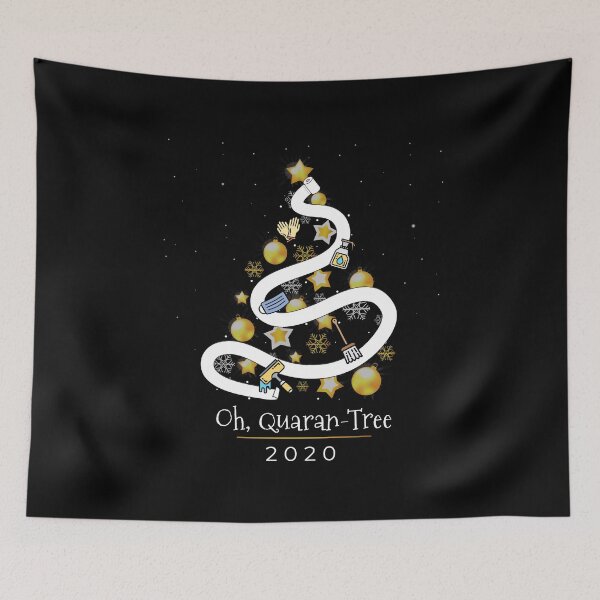Item preview, Oh Quarantree Christmas Tree Decor with toilet paper wrapped designed and sold by lettersbysid.