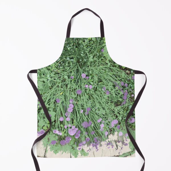 Item preview, Painted Chives, green purple beige, digitally modified photography designed and sold by djrunnels.