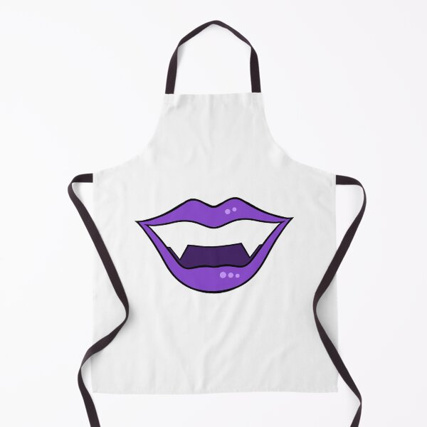 Item preview, Vampire lips 2 cartoon bright purple designed and sold by ArtfulBonBon.