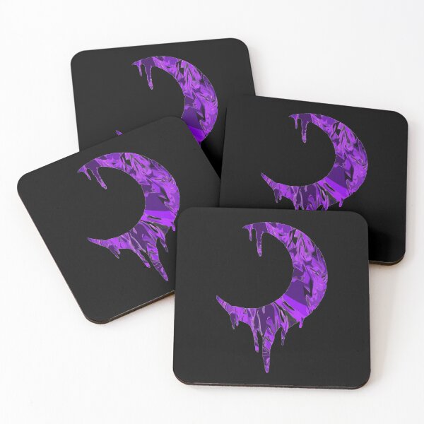Item preview, Moon dripping purple designed and sold by tada-leipzig.