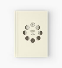 Phases of the moon Hardcover Journal