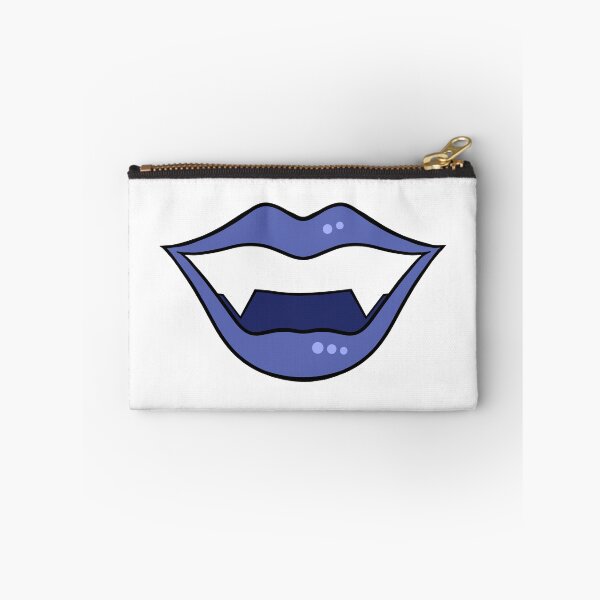 Item preview, Vampire 2 lips cartoon blue designed and sold by ArtfulBonBon.
