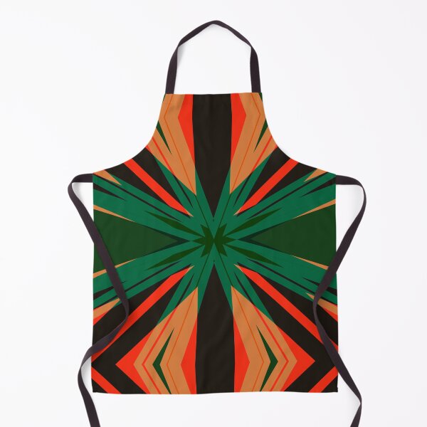 Item preview, Green Black Orange Firework designed and sold by PatternPerfect.