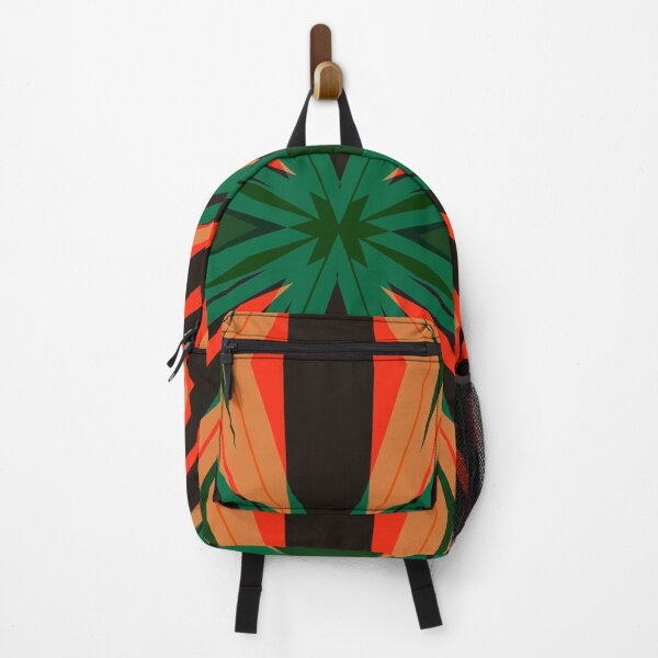 Item preview, Green Black Orange Firework designed and sold by PatternPerfect.