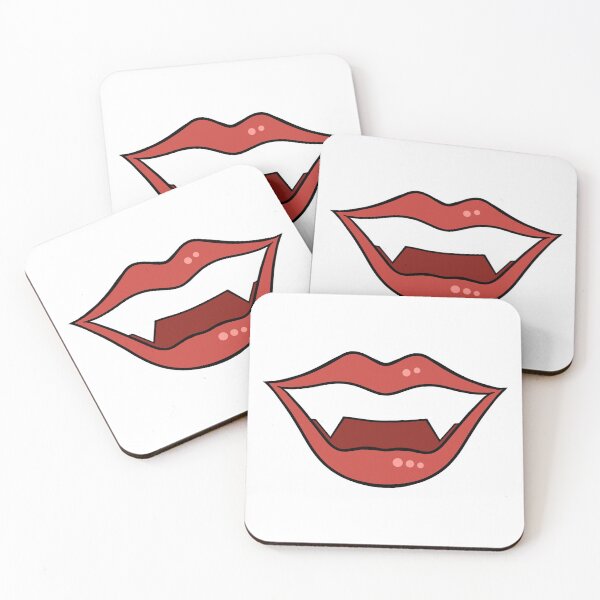 Item preview, Vampire lips 2 cartoon orange blush designed and sold by ArtfulBonBon.
