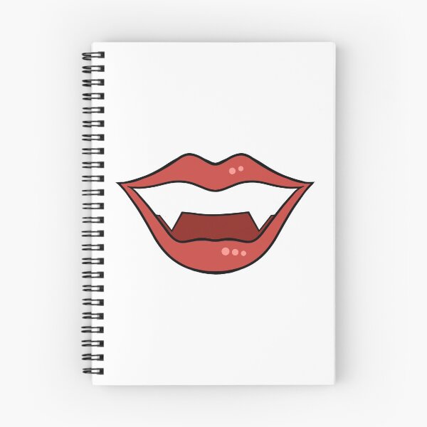 Item preview, Vampire lips 2 cartoon orange blush designed and sold by ArtfulBonBon.