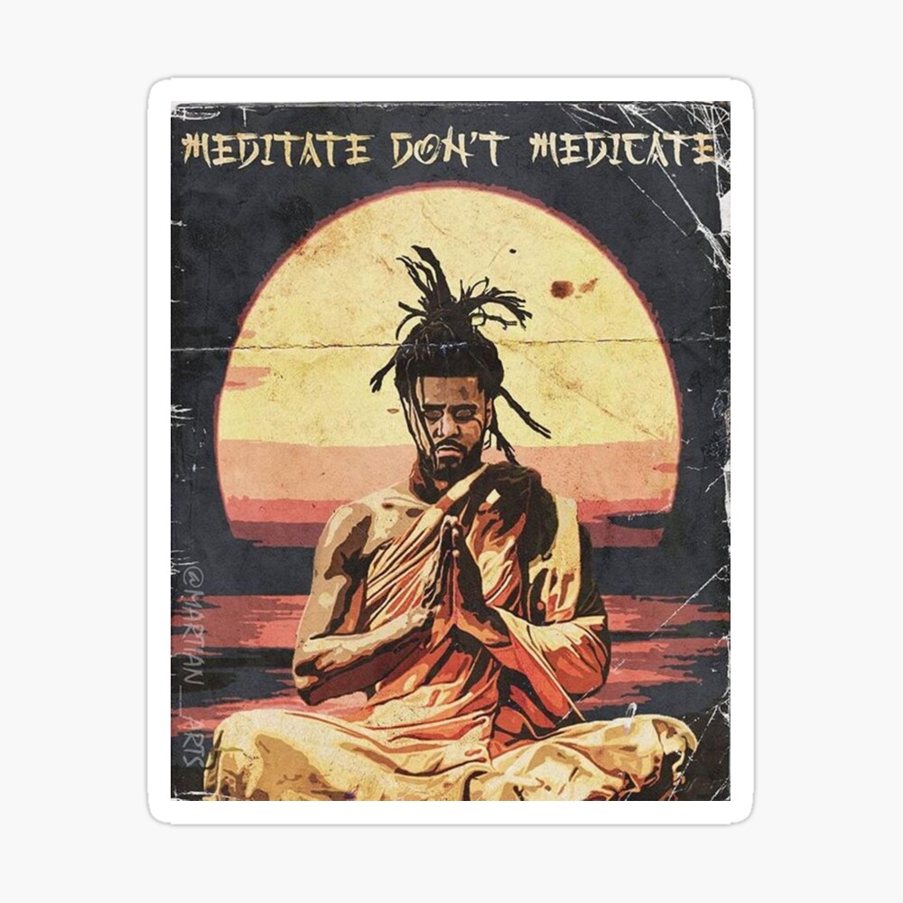 J cole store meditate hoodie