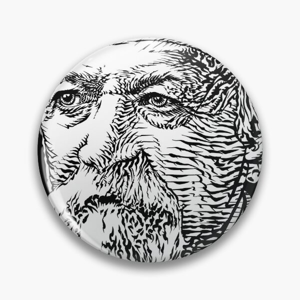 Item preview, ROBERT BROWNING ink portrait designed and sold by lautir.