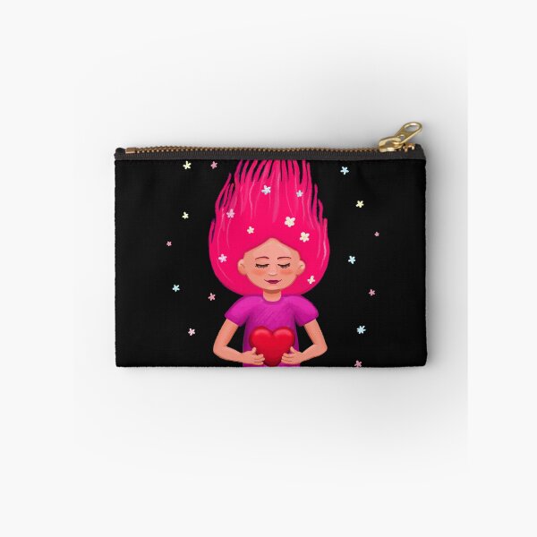 Item preview,  pink-haired girl with heart designed and sold by Adelaide-Lkn.