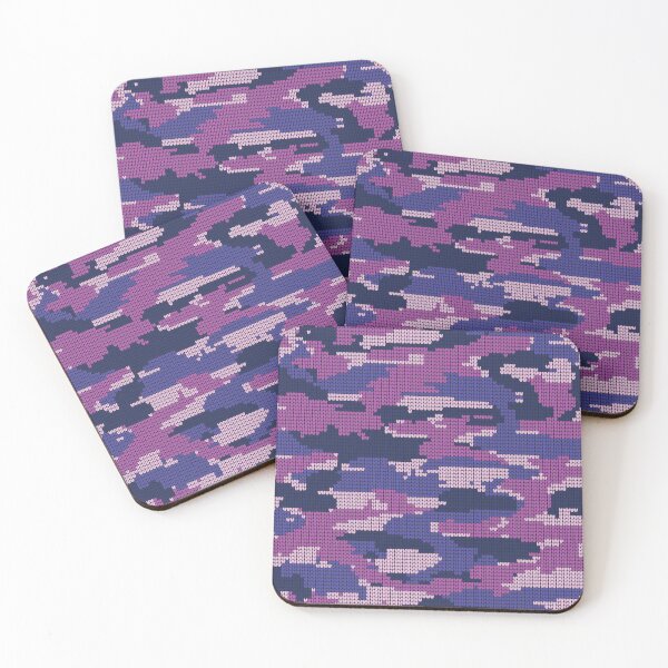 Item preview, Purple Camouflage Knitted Pattern designed and sold by MonsaviFashion.