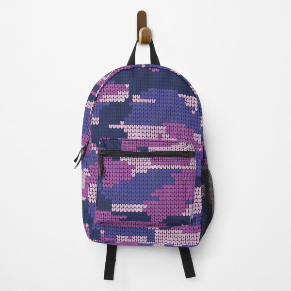 Item preview, Purple Camouflage Knitted Pattern designed and sold by MonsaviFashion.