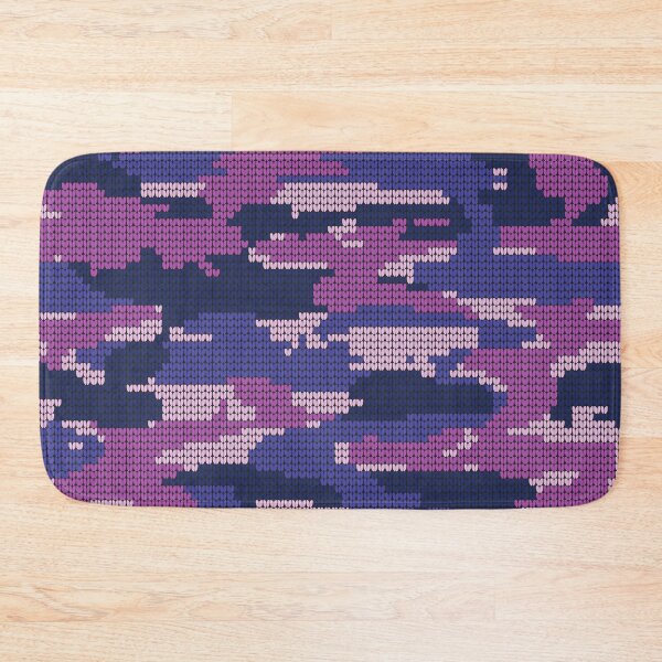 Item preview, Purple Camouflage Knitted Pattern designed and sold by MonsaviFashion.