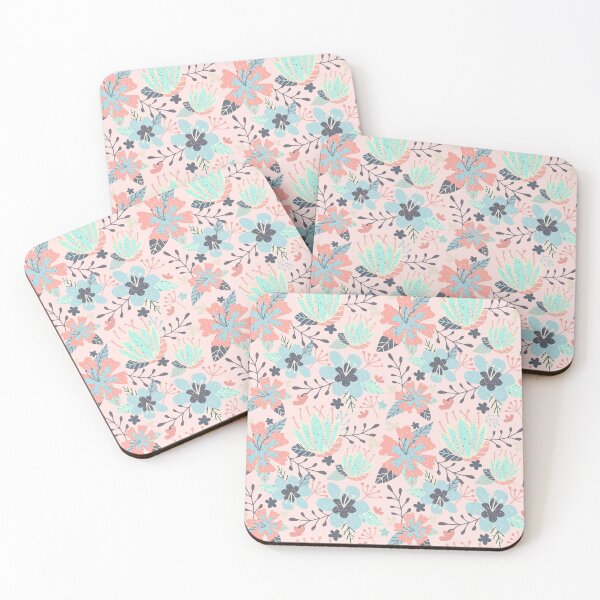 Item preview, Pink & Peach Florals designed and sold by lizart-creative.