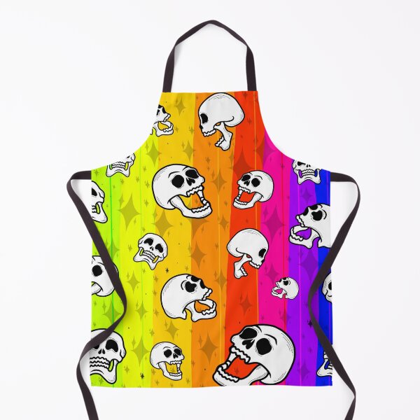 Item preview, Happy rainbow laughing skulls designed and sold by The Flying Eye.