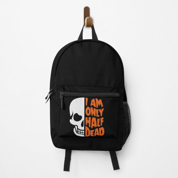 Item preview, I'm Only Half Dead Funny Halloween Skull designed and sold by masterbones.