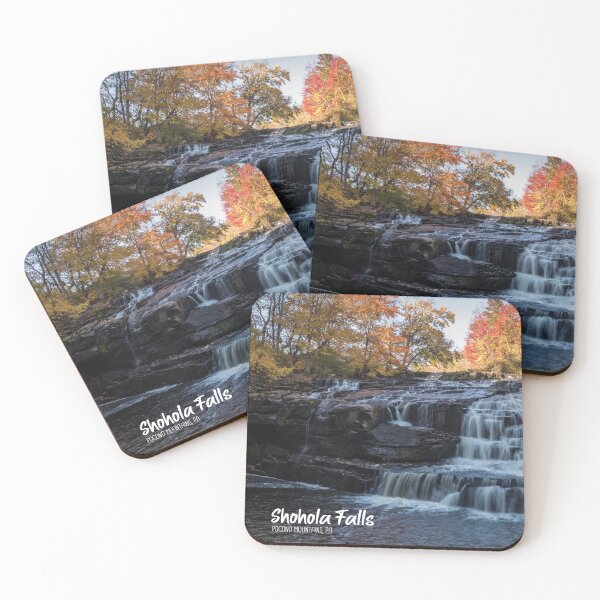 Item preview, Shohola Falls in the Pocono Mountains, PA, at peak fall foliage designed and sold by Rabbitti.