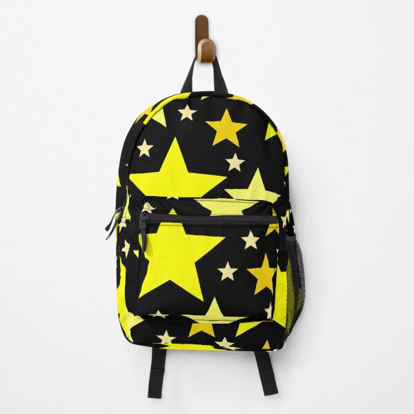 Item preview, Yellow Stars (Black) designed and sold by Cosmic Cutenesss.