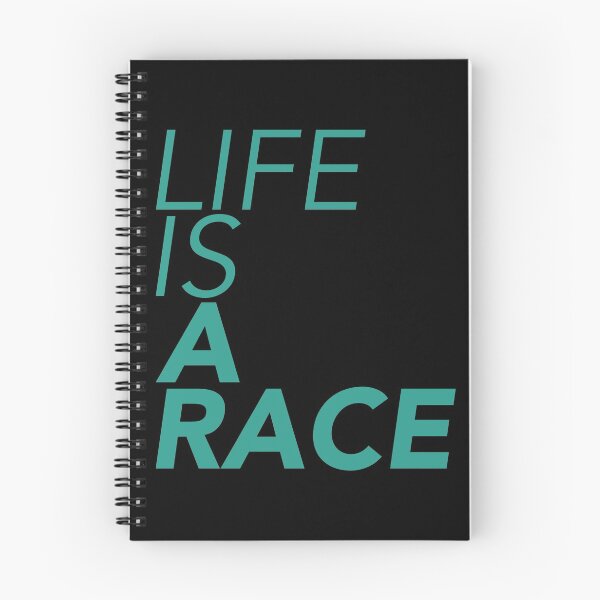 Item preview, Life is a Race - Light Blue designed and sold by thilinank.