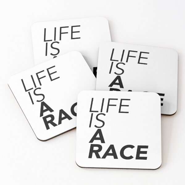 Item preview, Life is a Race - Black designed and sold by thilinank.
