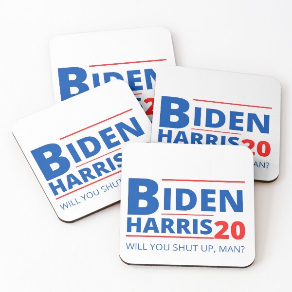 Item preview, WILL YOU SHUT UP MAN? BIDEN HARRIS 2020 DEBATE QUOTE SHIRT DESIGN designed and sold by farhatkhanfir.