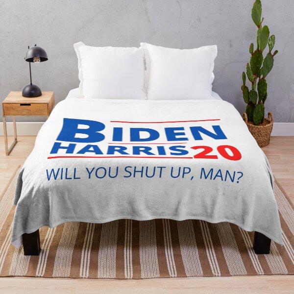 Item preview, WILL YOU SHUT UP MAN? BIDEN HARRIS 2020 DEBATE QUOTE SHIRT DESIGN designed and sold by farhatkhanfir.