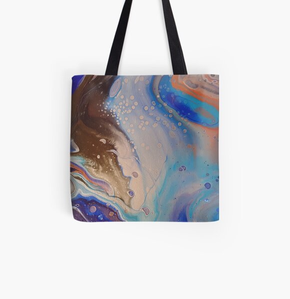 Planète bleue Tote bag doublé