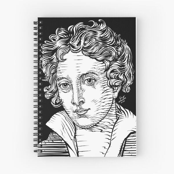 Item preview, PERCY BYSSHE SHELLEY ink portrait designed and sold by lautir.