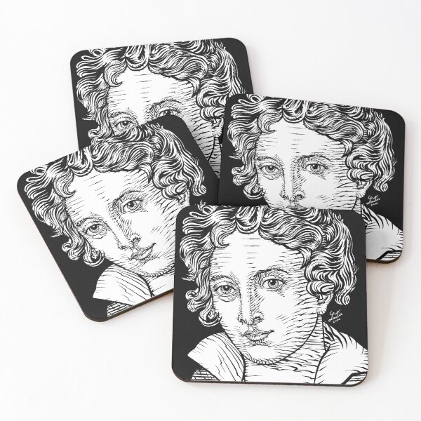 Item preview, PERCY BYSSHE SHELLEY ink portrait designed and sold by lautir.