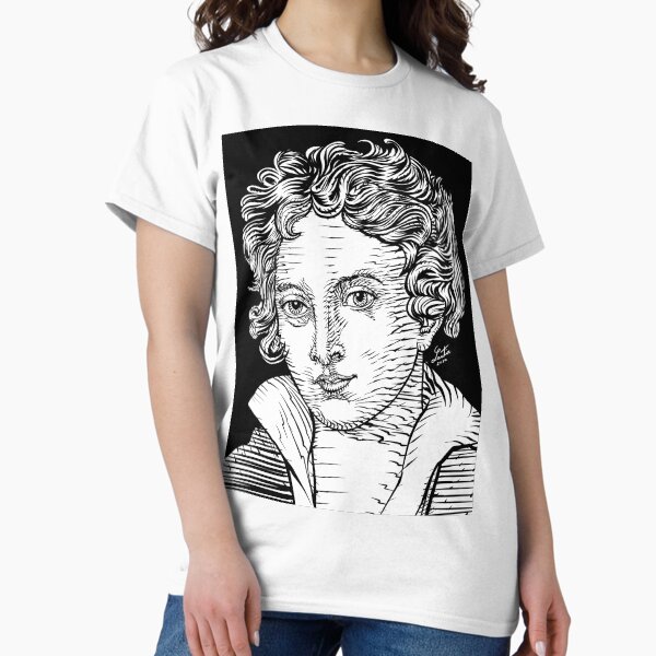 Item preview, PERCY BYSSHE SHELLEY ink portrait designed and sold by lautir.