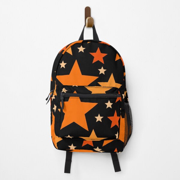 Item preview, Orange Stars (Black) designed and sold by Cosmic Cutenesss.