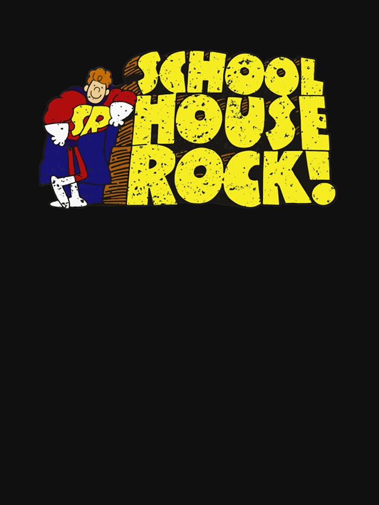 Mandra Schoolhouse Rock 70s Cartoon Vintage Logo T-Shirt