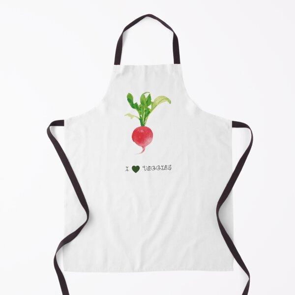Item preview, I love veggies Radish - Vegan quotes designed and sold by Printables Passions.