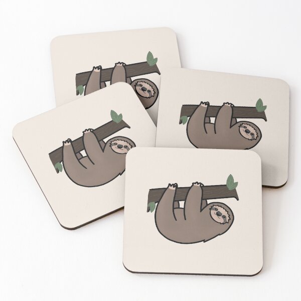 Item preview, Sloth on a tree designed and sold by lojains.