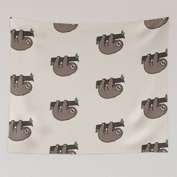 Item preview, Sloth on a tree designed and sold by lojains.