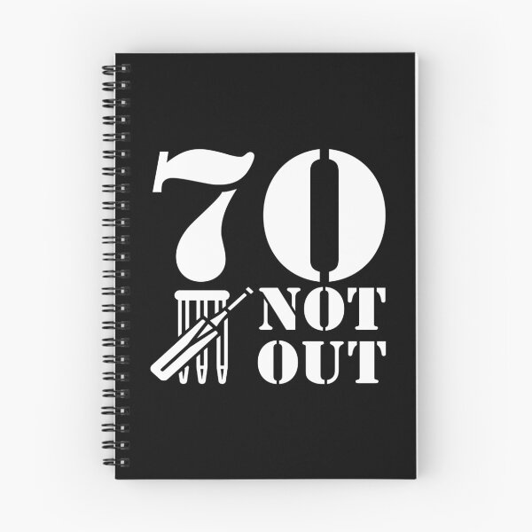 Item preview, 70 NOT OUT CRICKET DESIGN designed and sold by PoshJocks.