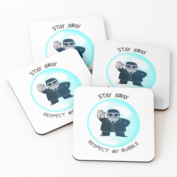 Item preview, Stay Away Respect My Bubble designed and sold by Spicy Chilli.