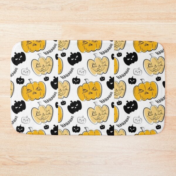 Item preview, Pumpkin monsters, black, orange, white, cute Halloween watercolor pattern, boo, witch, candy, bat, witch hat, pumpkin, latest Halloween bestselling, trending designed and sold by August-E.