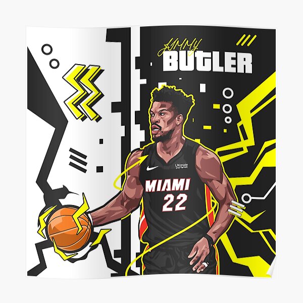 Jimmy Butler Pop Art Poster by SportsArtTime