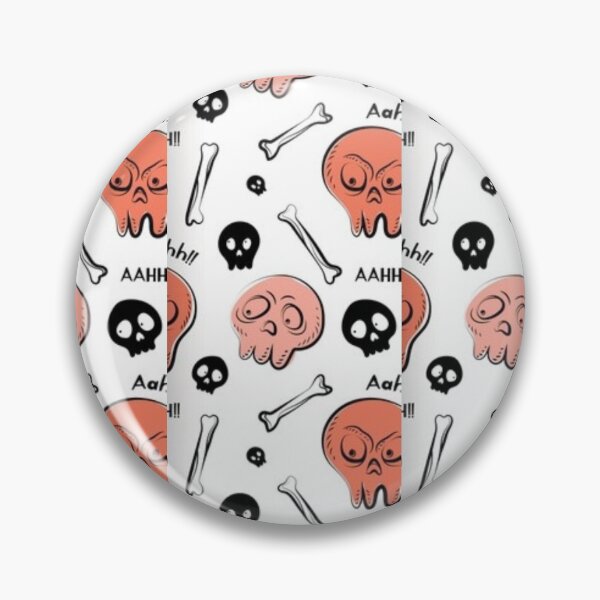 Item preview, Skull monsters, black, red, white, cute Halloween watercolor pattern, boo, witch, candy, bat, witch hat, pumpkin, latest Halloween bestselling, trending designed and sold by August-E.